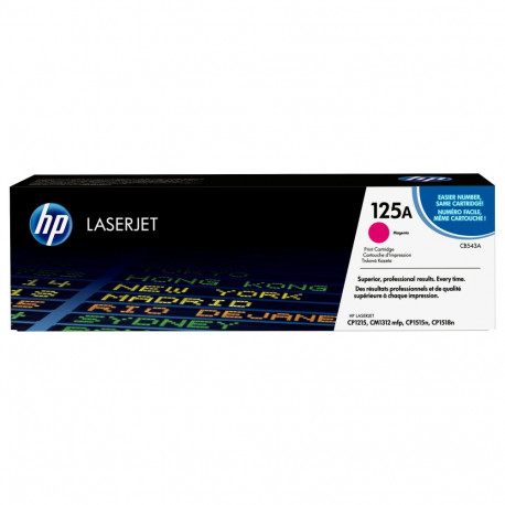 "HP 125A original Colour LaserJet Toner cartridge CB543A magenta standard capacity 1.400 pages 1-pac