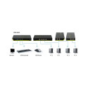 "KVM Switch 4-Fach | VGA + 2xUSB Level One"