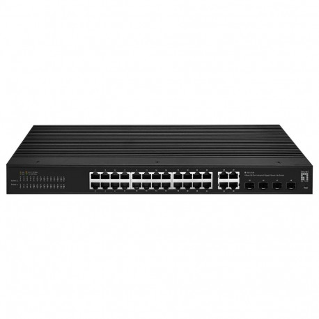 "Switch 28x GE IGS-2128 4xSFP. 24xRJ45 Ports sw"