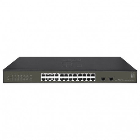 Võrgulüliti 24x GE GES-2126 2xGSFP 19" Hilbert