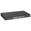 "Switch 24x GE GES-2126 2xGSFP 19"" Hilbert"