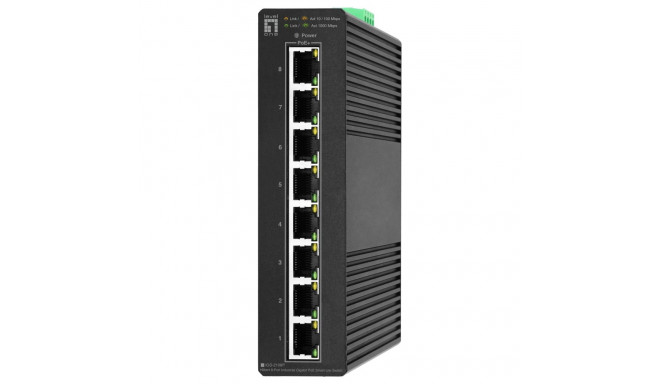 Lüliti 8x GE IGS-2108P 8xPoE väljundiga, must