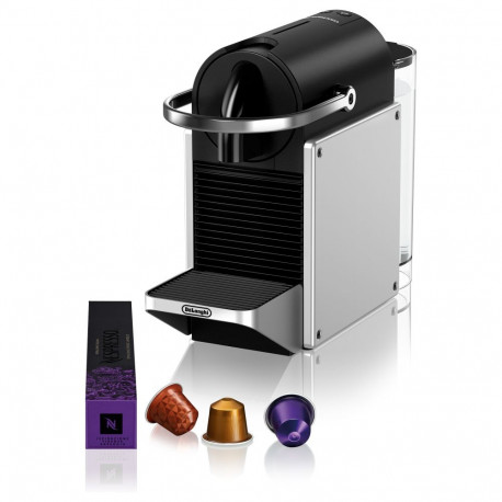 DeLonghi Nespresso Pixie EN127.BL hõbedane/must kohvimasin