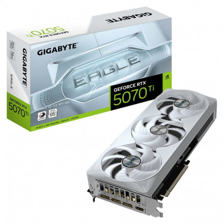 RTX 5070 Ti 16GB Gigabyte Eagle Ice OC SFF GDDR7 3 ventilaatoriga