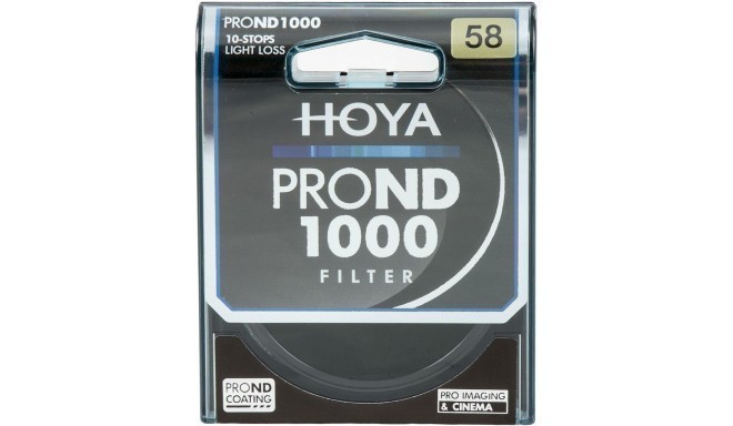 Hoya filter neutral density ND1000 Pro 58mm