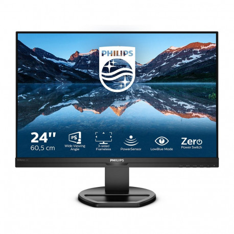 61,1cm/24,1" (1920x1200) Philips B Line 240B9 16:10 WUXGA IPS 4ms 75Hz HDMI DVI VGA DP must kõlar