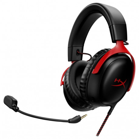 HP HyperX Cloud III kõrvapealne mängurite peakomplekt 7.1 heli DTS Headphone:X ruumiline heli must/p