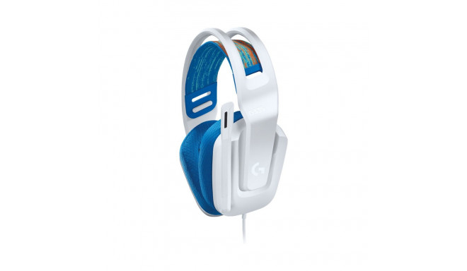 "Logitech G G335 Wired Gaming Headset white"