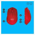 "Logitech M330 Silent Plus wireless Rot"