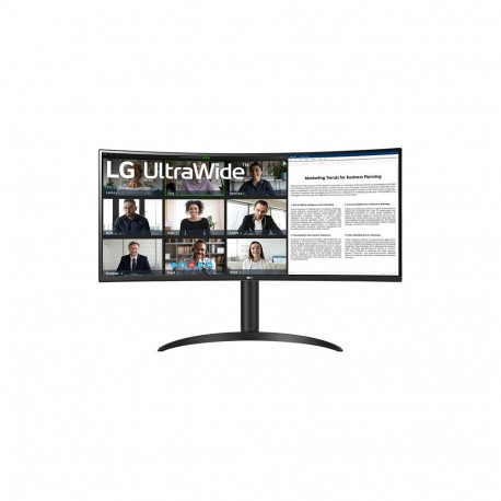 86,4cm/34" (3440x1440) LG 34WR55QK-B 21:9 VA 5ms 100Hz HDMI DisplayPort USB-C USB VESA kumer PBP mus