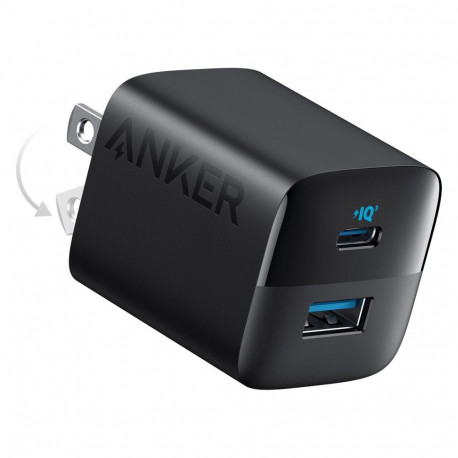 Anker 323 laadija 33W 1 x USB-A 1 x USB-C PIQ 3.0 must