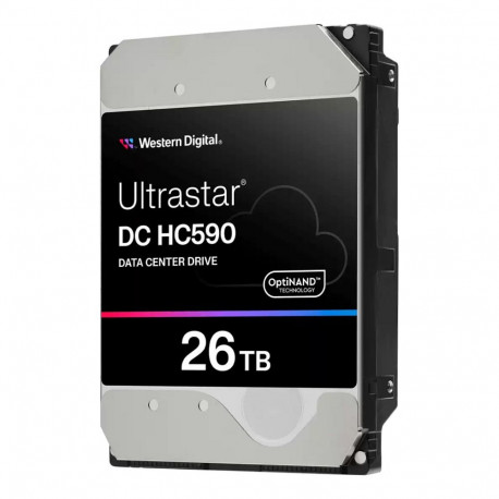 26TB WD ULTRASTAR DC HC590 7200RPM 512MB ettevõtteklassi kõvaketas