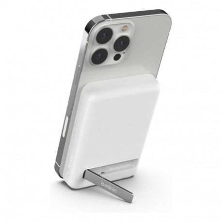 "Belkin Magn. drahtlose Powerbank, Standfuß, 5.000 mAh, weiß"