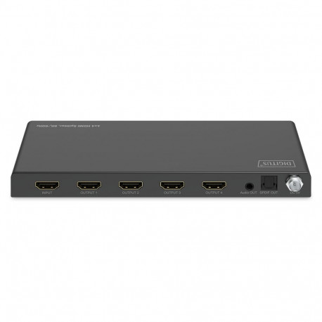 DIGITUS HDMI jagaja 1x4 8K/60Hz Toslink, stereo, EDID-juhtimine