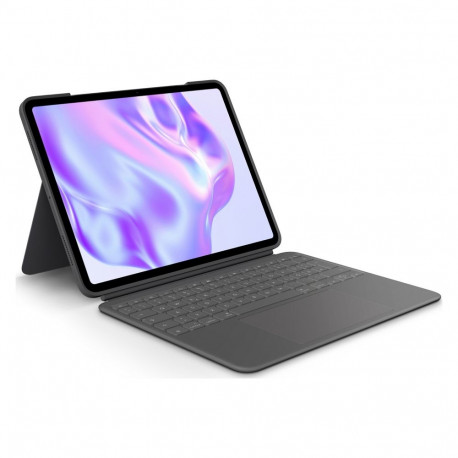 "Logitech Combo Touch Tastatur Trackpad Apple iPad Pro 13"" Gray"
