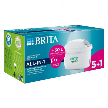 BRITA Maxtra Pro lauaveefiltri filterkassetid, 5+1 pakk
