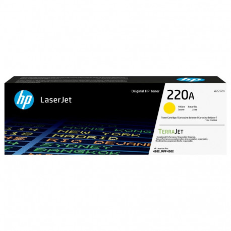 "HP Toner 220A W2202A Gelb bis zu 1.800 Seiten"