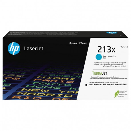 HP 213X tsüaan originaal LaserJet toonerikassett