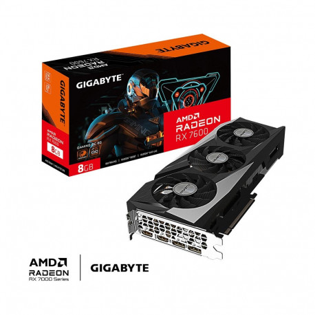 "RX 7600 8GB Gigabyte Gaming OC GDDR6"