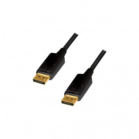 "LogiLink DisplayPort 1.2 (ST-ST) 2m Anschlusskabel 4K 60Hz Schwarz"