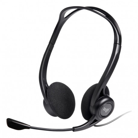 "Logitech PC960 USB Stereo Headset OEM Black"