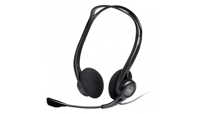 Logitech peakomplekt PC960 USB stereo OEM, must