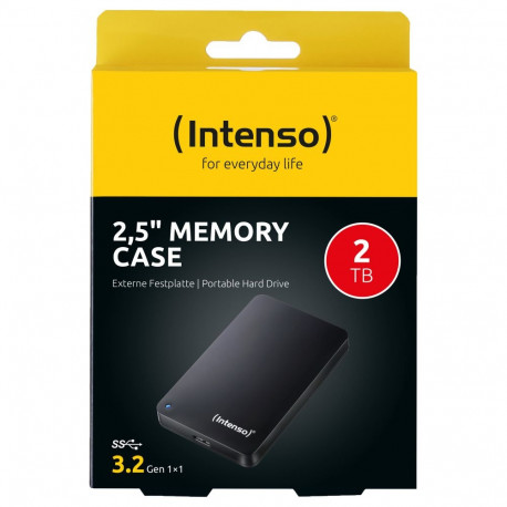 Intenso väline kõvaketas Memory Case 2,5 2TB USB 3.0, must