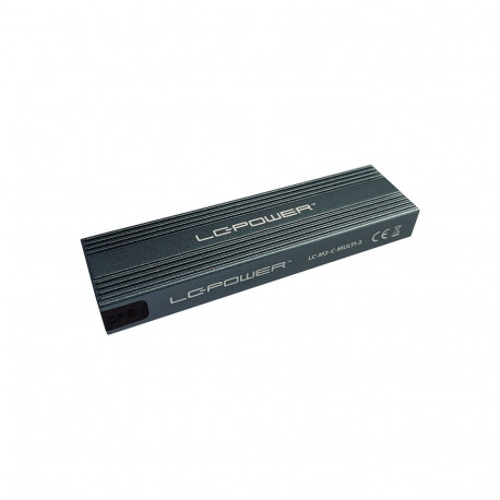 LC-Power LC-M2-C-MULTI-3 USB3.2 M.2 SSD korpus (NVMe & SATA)