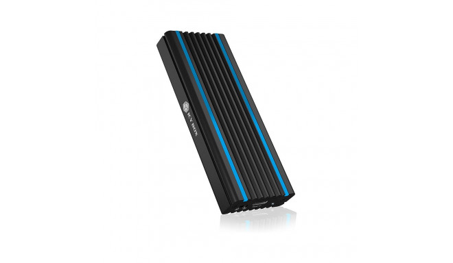 "ICY BOX IB-1824ML-C31 Externes USB-C 3.2 Gehäuse für M.2 NVMe SSD mit LED-Beleuchtung"