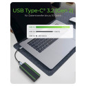 "ICY BOX IB-1824ML-C31 Externes USB-C 3.2 Gehäuse für M.2 NVMe SSD mit LED-Beleuchtung"