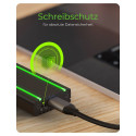 "ICY BOX IB-1824ML-C31 Externes USB-C 3.2 Gehäuse für M.2 NVMe SSD mit LED-Beleuchtung"