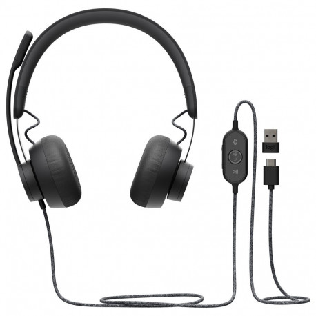 Logitech Zone Wired MSFT Teams hall juhtmega kõrvapealne peakomplekt USB-C