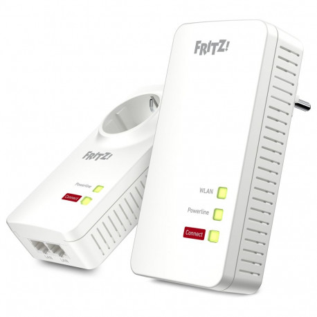 "INTD AVM FRITZ! Powerline 1260E WLAN Set 1200Mbit/s Eingebauter Ethernet-Anschluss WLAN Weiß"