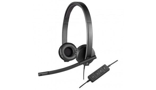 "Logitech H570e USB Stereo Headset"