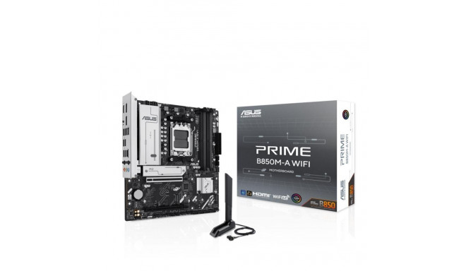 Asus Mainboard||AMD B850|SAM5|Micro-ATX|Memory DDR5|Memory slots 4|1xPCI-Express 4.0 16x|1xPCI-Expre