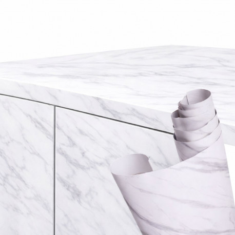 Isekleepuv fooliumrull tapeedivineer valge marmor - jazz 1,22x50m