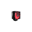 Xilence M704 Processor Cooler 12 cm Black, Red