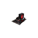 Xilence M704 Processor Cooler 12 cm Black, Red