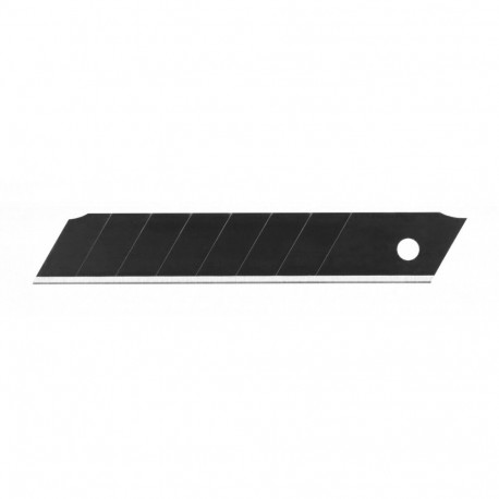 Hogert HT4C672 snap-off blade, 18mm, SK2H, 10pcs, anti-rust coating, laser sharpened