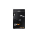 SSD|SAMSUNG|870 EVO|500GB|SATA|SATA 3.0|MLC|Write speed 530 MBytes/sec|Read speed 560 MBytes/sec|2,5