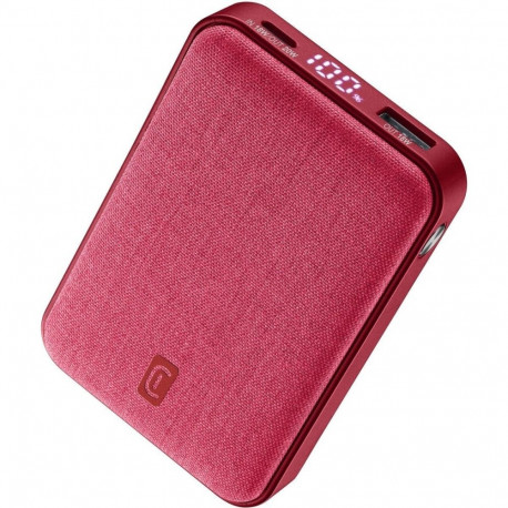 Akupank Cellular Line Glam 10000mAh, punane