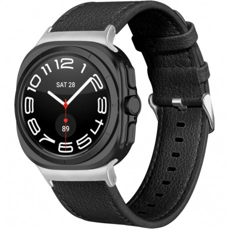 Kellarihm Trendybay Samsung Galaxy Watch Ultra 47mm, nahk, must