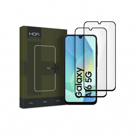 Kaitseklaas Hofi Galaxy A16 4G/5G, Pro+, must, 2tk