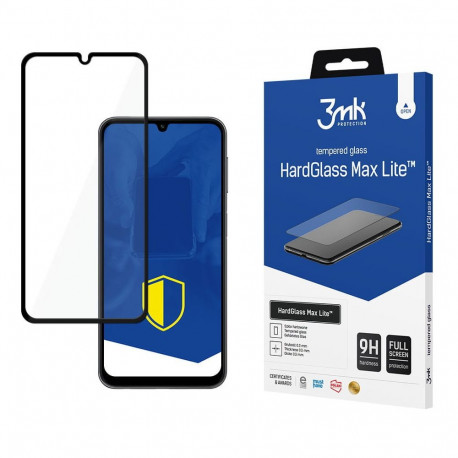 3mk glass screen protector Samsung Galaxy A25 5G HardGlass Max Lite, black