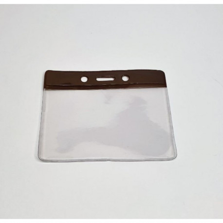 PVC tasku 86x54mm värvilise servaga - värvivalik
