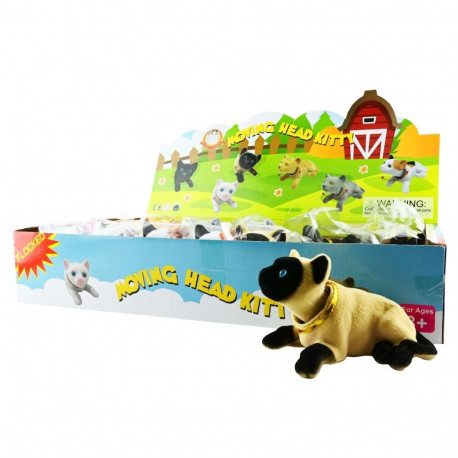 Figuur kõikuva peaga kass 15 cm