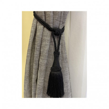 CURTAIN TASSEL BLACK