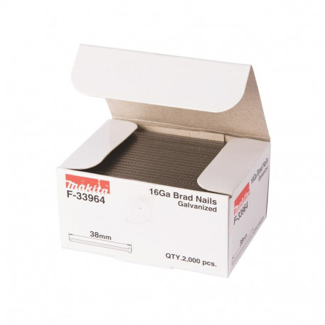 BRAD 16GA 1.6X38MM 2000PC