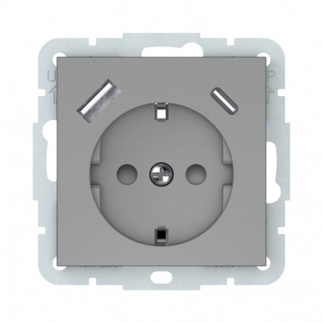 SOCKET+USB-A+C hall RP16-002-22/A+C QR