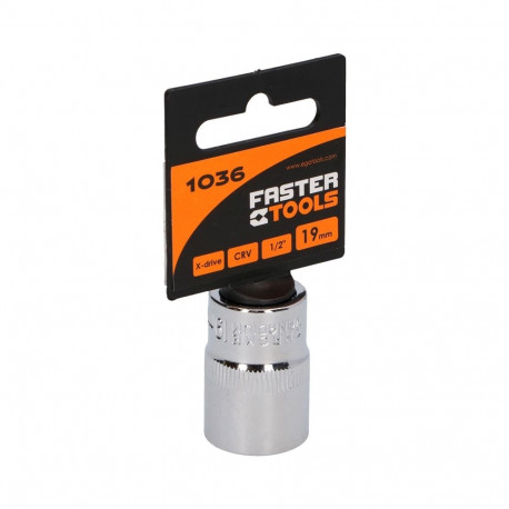 FASTER TOOLS 1/2 kuuskantpadrunid 19
